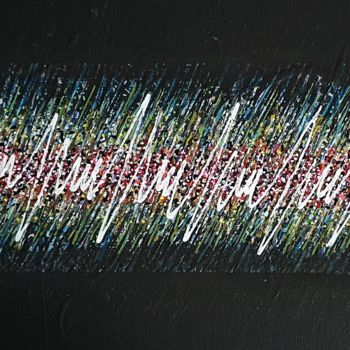 Painting titled "Acousmatique 5" by Alain V, Original Artwork, Acrylic