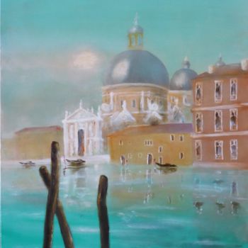 Pintura titulada "Venise 1904 Brume s…" por André Robert Deschamps, Obra de arte original, Acrílico