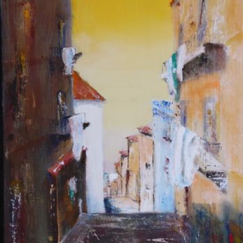 Pintura titulada "Vu au sud 14" por André Robert Deschamps, Obra de arte original, Acrílico