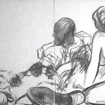Drawing titled "Carvão" by Aldo Luiz De Paula Fonseca, Original Artwork, Other