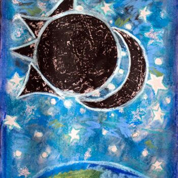Drawing titled "Universal recharge" by Brittany Ellis, Original Artwork, Monotype