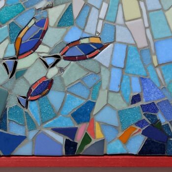 Design mit dem Titel "Espérance 2" von Signature Mosaique ®, Original-Kunstwerk, Zubehör