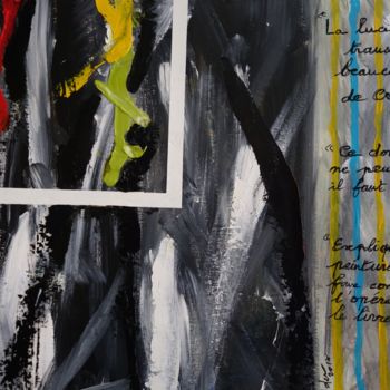 Painting titled "Gros Plan N° 15" by Jean Paul Hippolyte Soler, Original Artwork, Oil