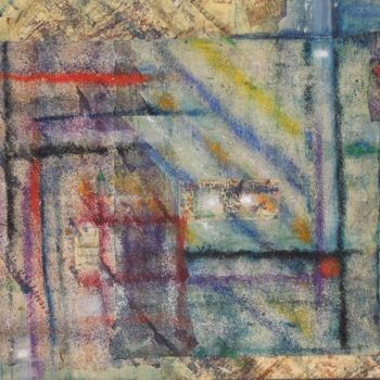 Collages titled "Epitaxie" by Christiane Seguin, Original Artwork, Acrylic Mounted on Wood Stretcher frame