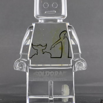 Escultura intitulada "ROBOCLUSION LA LINE…" por Vincent Sabatier (VerSus), Obras de arte originais, Moldagem