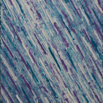 Painting titled "Texture couteau bla…" by Jonathan Pradillon, Original Artwork, Acrylic Mounted on Wood Stretcher frame