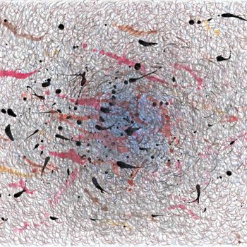 Drawing titled "Blot | Number 3" by Ivan Klymenko, Original Artwork, Conté