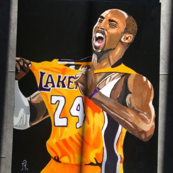 Malarstwo zatytułowany „Kobe Bryant” autorstwa Maxime Rougié, Oryginalna praca, Akryl
