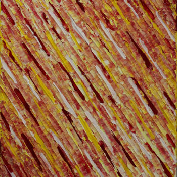 Painting titled "Texture couteau bla…" by Jonathan Pradillon, Original Artwork, Acrylic Mounted on Wood Stretcher frame