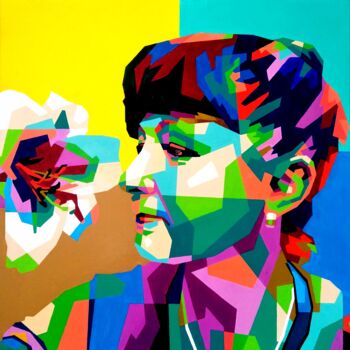 Peinture intitulée "(example) Portrait…" par Anatolii Rabkov, Œuvre d'art originale, Huile