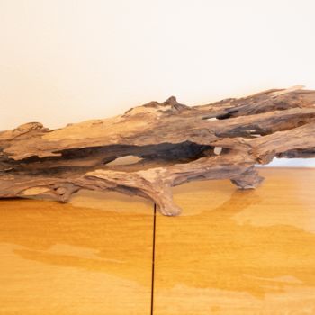 Sculptuur getiteld "Hornbeam natural de…" door Jozef Sedmak, Origineel Kunstwerk, Hout
