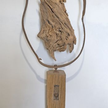 Skulptur mit dem Titel "The composet moderm…" von Jozef Sedmak, Original-Kunstwerk, Holz