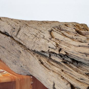 Sculpture intitulée "Big oak beam Sculpt…" par Jozef Sedmak, Œuvre d'art originale, Meuble