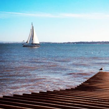 Photographie intitulée "Passage voilier" par Patrick Maze, Œuvre d'art originale, Photographie numérique