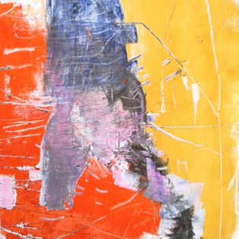 Peinture intitulée "03:20 AM I know whe…" par Vuce, Œuvre d'art originale, Huile