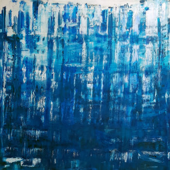 「Les Eaux Bleues」というタイトルの絵画 Patrick Joostenによって, オリジナルのアートワーク, アクリル