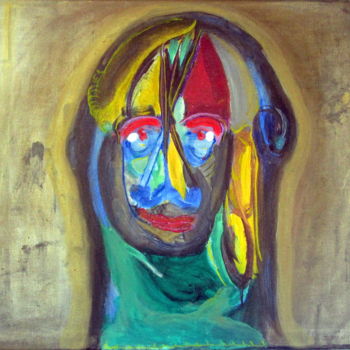 Peinture intitulée "UN REGARD" par Juan Luis Gandulfo, Œuvre d'art originale, Acrylique Monté sur Châssis en bois