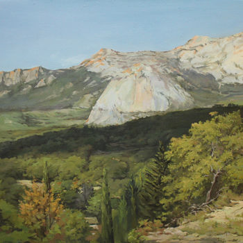 Painting titled ""Тень"" by Julia Sokolik, Original Artwork, Oil