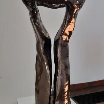 Sculpture titled ""TANIEC"" by Kochan Elżbieta, Original Artwork, Ceramics