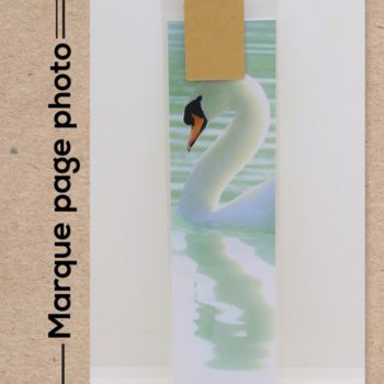 Φωτογραφία με τίτλο "Marque page cygne" από Christelle Prieur, Αυθεντικά έργα τέχνης, Ψηφιακή φωτογραφία