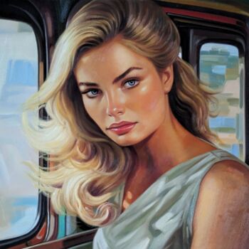 Painting titled "For your Eyes Only" by Wilhem Von Kalisz, Original Artwork, Oil
