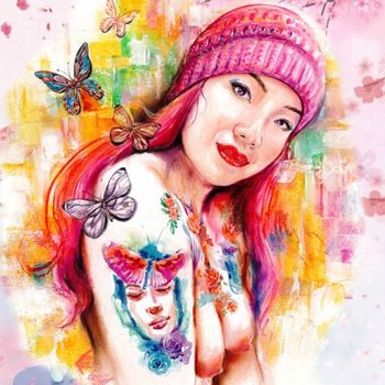 Artes digitais intitulada "Digital Painting 01" por Vanessa Chyi, Obras de arte originais, Pintura digital