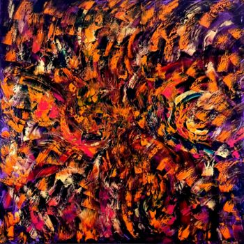 "Devil's Eyes" başlıklı Tablo Fatima Sardinha tarafından, Orijinal sanat, Petrol Ahşap Sedye çerçevesi üzerine monte edilmiş