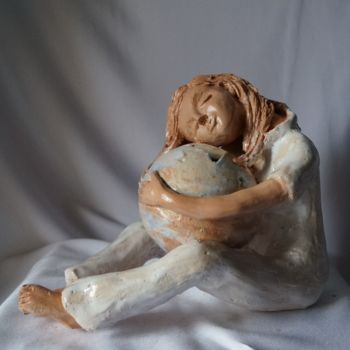 Γλυπτική με τίτλο "GAIA - TERRE BLESSEE" από Isabelle Zwang, Αυθεντικά έργα τέχνης, Κεραμικά