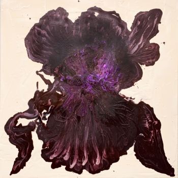 제목이 "IRIS  „PAINT IT BLA…"인 미술작품 Sigrid Koerner로, 원작, 기름
