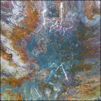 Peinture intitulée "COLOR FRENZY II" par Sigrid Koerner, Œuvre d'art originale, Acrylique