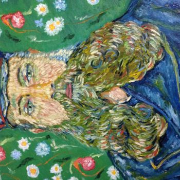 Peinture intitulée "Facteur Roulin, d'a…" par Denizzio, Œuvre d'art originale, Huile
