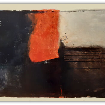 Peinture intitulée "Fire" par Philippe Roussel, Œuvre d'art originale, Acrylique