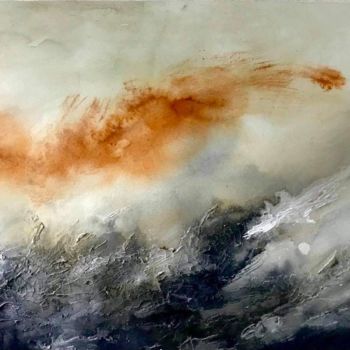 绘画 标题为“Calma” 由Cesar Ayllón, 原创艺术品, 水彩