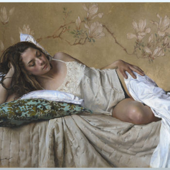 图画 标题为“Reproduction Fine-A…” 由Nathalie Picoulet, 原创艺术品, 粉彩