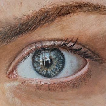 Pintura titulada "Eye" por Maria Arias, Obra de arte original, Acrílico