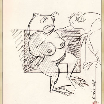 Two Amphibians Discussing Zoonosis: Jingu Series