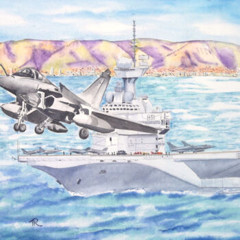 绘画 标题为“Aquarelle originale…” 由Isabelle Redonnet, 原创艺术品, 水彩