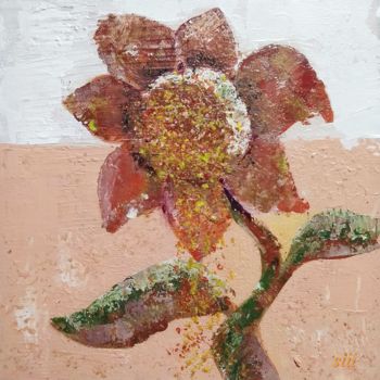 Painting titled "Flower" by Ega Pane, Original Artwork, Acrylic