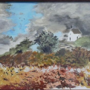 Peinture intitulée "Ste Barbe en Bretag…" par Nathalie Torrents, Œuvre d'art originale