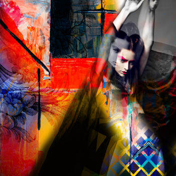 Digital Arts titled "Neobaroque" by Edit Zs. Toth (The GRAPH Collection), Original Artwork, Photo Montage