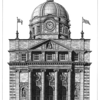 Dessin intitulée "Departament of the…" par José A. Bustamante, Œuvre d'art originale, Graphite Monté sur Autre panneau rigide