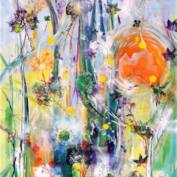 Peinture intitulée ""Corrolescence"" par Marie Laplace, Œuvre d'art originale, Acrylique