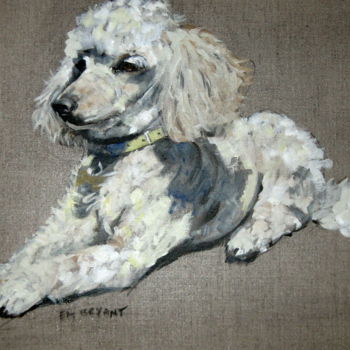 Painting titled "Daisy" by Em Bryant, Original Artwork, Acrylic