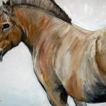 Painting titled "nini" by Em Bryant, Original Artwork, Acrylic