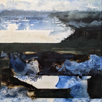 Malerei mit dem Titel "Marine IV" von Isabelle Langlois, Original-Kunstwerk, Acryl