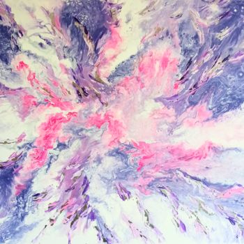 Peinture intitulée "BELLEZA ETÉREA" par María Del Carmen Pérez, Œuvre d'art originale, Acrylique Monté sur Châssis en bois