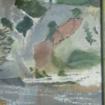 Peinture intitulée "Zumaïa en Côte Basq…" par Nathalie Torrents, Œuvre d'art originale