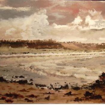 Peinture intitulée "Anse de l'Horn en B…" par Nathalie Torrents, Œuvre d'art originale