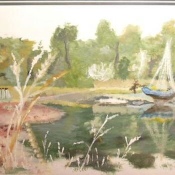 Peinture intitulée "St Pol de Léon en B…" par Nathalie Torrents, Œuvre d'art originale