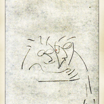 图画 标题为“Ninety-nine Minutes…” 由Wilf Tilley, 原创艺术品, 石墨